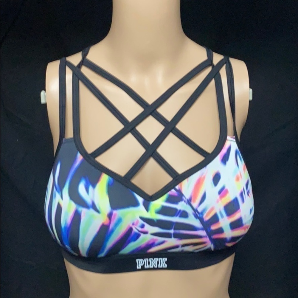 Pink Victoria Secret ultimate multicolor bra Small